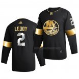 Maillot Hockey Golden Edition New York Islanders Nick Leddy Limited Authentique 2020-21 Noir