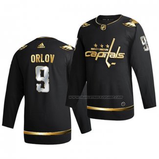 Maillot Hockey Golden Edition Washington Capitals Dmitry Orlov Limited Authentique 2020-21 Noir