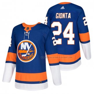 Maillot Hockey New York Islanders Stephen Gionta Authentique Domicile 2018 Bleu