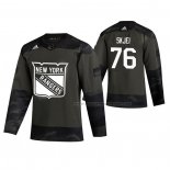 Maillot Hockey New York Rangers Brady Skjei 2019 Veterans Day Camouflage