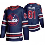 Maillot Hockey Winnipeg Jets Kyle Connor Heritage Classic 2019-20 Bleu