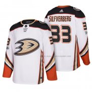 Maillot Hockey Anaheim Ducks Jakob Silfverberg 33 2018 New Season Team Road Blanc