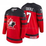 Maillot Hockey Canada Jordan Eberle 2018 Iihf World Championship Joueur Rouge