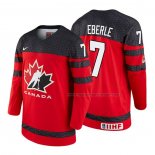 Maillot Hockey Canada Jordan Eberle 2018 Iihf World Championship Joueur Rouge