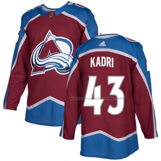 Maillot Hockey Colorado Avalanche Kadri Domicile Authentique Rouge