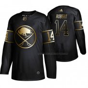 Maillot Hockey Golden Edition Buffalo Sabres Rene Robert Retired Joueur Authentique Noir