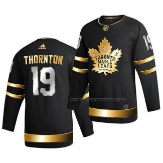 Maillot Hockey Golden Edition Toronto Maple Leafs Joe Thornton Limited Authentique 2020-21 Noir
