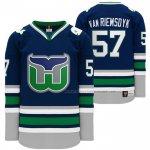 Maillot Hockey Hartford Whalers Trevor Van Riemsdyk Heritage Night Throwback Bleu