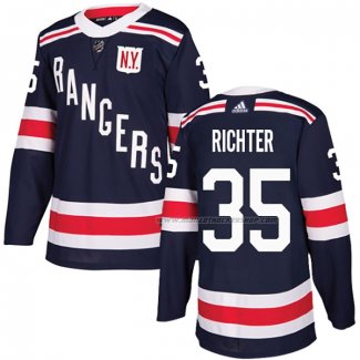 Maillot Hockey New York Rangers Mike Richter 2018 Winter Classic Bleu
