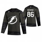 Maillot Hockey Tampa Bay Lightning Nikita Kucherov 2019 Veterans Day Camouflage