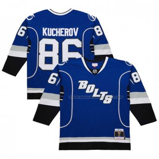 Maillot Hockey Tampa Bay Lightning Nikita Kucherov Mitchell & Ness 2013-14 Bleu