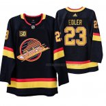 Maillot Hockey Vancouver Canucks Alexander Edler 50 Anniversaire 90's Flying Skate Noir