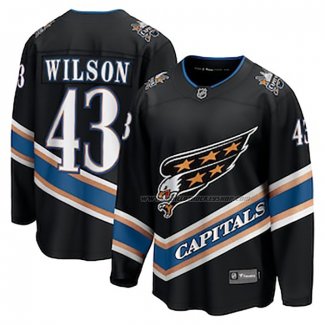 Maillot Hockey Washington Capitals Tom Wilson Alterner 50th Anniversary Premier Breakaway Noir