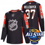Maillot Hockey 2018 All Star Winnipeg Jets Connor Hellebuyck Authentique Noir