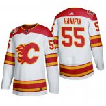 Maillot Hockey Calgary Flames Noah Hanifin 2019 Heritage Classic Authentique Blanc