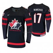 Maillot Hockey Canada Connor Mcmichael 2020 Iihf World Junior Championship Noir