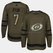Maillot Hockey Carolina Hurricanes Derek Ryan 2018 Salute To Service Vert Militar