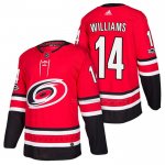 Maillot Hockey Carolina Hurricanes Justin Williams Domicile Authentique 2018 Rouge