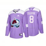 Maillot Hockey Colorado Avalanche Joe Colborne Authentique 2018 Fights Cancer Volet