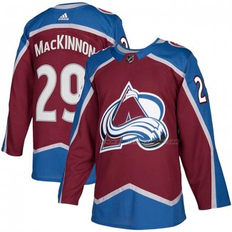 Maillot Hockey Colorado Avalanche Nathan Mackinnon Domicile Authentique Rouge