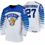 Maillot Hockey Finlandia Eetu Luostarinen Domicile 2020 Iihf World Championship Blanc
