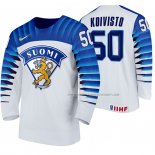 Maillot Hockey Finlandia Miika Koivisto Domicile 2020 Iihf World Championship Blanc