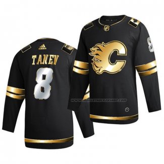 Maillot Hockey Golden Edition Calgary Flames Christopher Tanev Limited Authentique 2020-21 Noir
