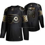 Maillot Hockey Golden Edition Philadelphia Flyers Eric Lindros Retired Joueur Authentique Noir