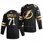 Maillot Hockey Golden Edition Tampa Bay Lightning Anthony Cirelli Limited Authentique 2020-21 Noir