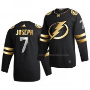 Maillot Hockey Golden Edition Tampa Bay Lightning Mathieu Joseph Limited Authentique 2020-21 Noir
