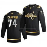 Maillot Hockey Golden Edition Washington Capitals John Carlson Limited Authentique 2020-21 Noir