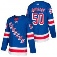 Maillot Hockey New York Rangers Lias Andersson Authentique Domicile 2018 Bleu