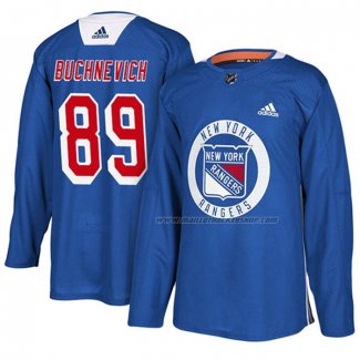 Maillot Hockey New York Rangers Pavel Buchnevich New Season Practice Bleu