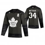 Maillot Hockey Toronto Maple Leafs Auston Matthews 2019 Veterans Day Camouflage