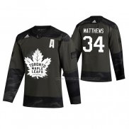 Maillot Hockey Toronto Maple Leafs Auston Matthews 2019 Veterans Day Camouflage