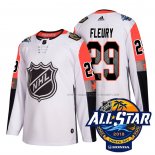 Maillot Hockey 2018 All Star Vegas Golden Knights Andre Fleury Authentique Blanc