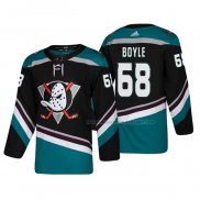 Maillot Hockey Anaheim Ducks Kevin Boyle Alterner 25th Anniversaire Third Authentique Noir