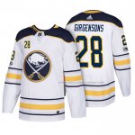 Maillot Hockey Buffalo Sabres Zemgus Girgensons 2018 New Season Team Road Blanc