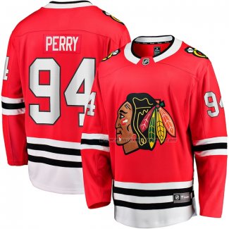 Maillot Hockey Chicago Blackhawks Corey Perry Domicile Breakaway Rouge
