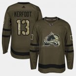 Maillot Hockey Colorado Avalanche Alexander Kerfoot 2018 Salute To Service Vert Militar