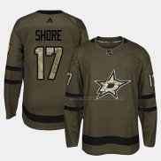 Maillot Hockey Dallas Stars Devin Shore 2018 Salute To Service Vert Militar