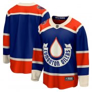 Maillot Hockey Edmonton Oilers 2023 NHL Heritage Classic Premier Breakaway Bleu