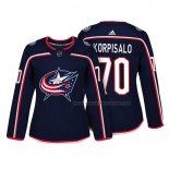 Maillot Hockey Femme Columbus Blue Jackets Joonas Korpisalo Authentique Joueur Bleu