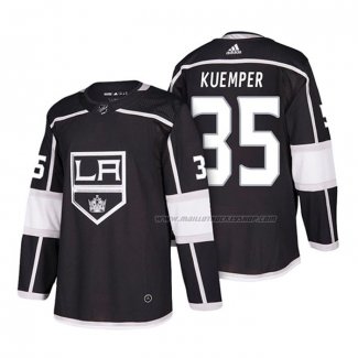 Maillot Hockey Los Angeles Kings Darcy Kuemper Authentique Domicile 2018 Noir