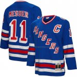 Maillot Hockey New York Rangers Mark Messier Mitchell & Ness Big & Tall 2015 Captain Patch Blue Line Bleu
