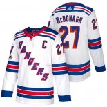 Maillot Hockey New York Rangers Ryan Mcdonagh Authentique Exterieur 2018 Blanc