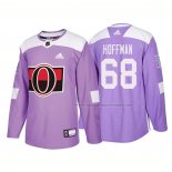 Maillot Hockey Ottawa Senators Mike Hoffman Authentique 2018 Fights Cancer Volet