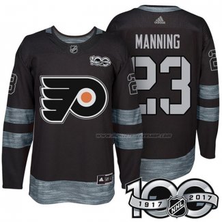 Maillot Hockey Philadelphia Flyers Brandon Manning 1917-2017 100th Anniversaire Noir