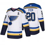 Maillot Hockey St. Louis Blues Alexander Steen 2018 Blanc