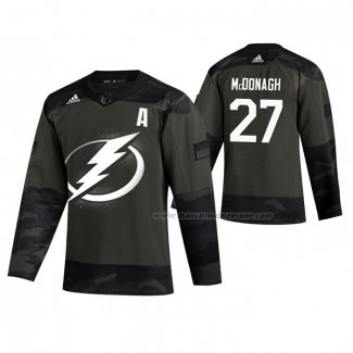 Maillot Hockey Tampa Bay Lightning Ryan Mcdonagh 2019 Veterans Day Camouflage